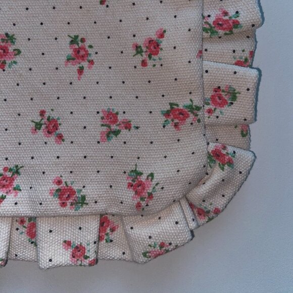 Sezane Rose Print Makeup Pouch - Picture 3 of 4